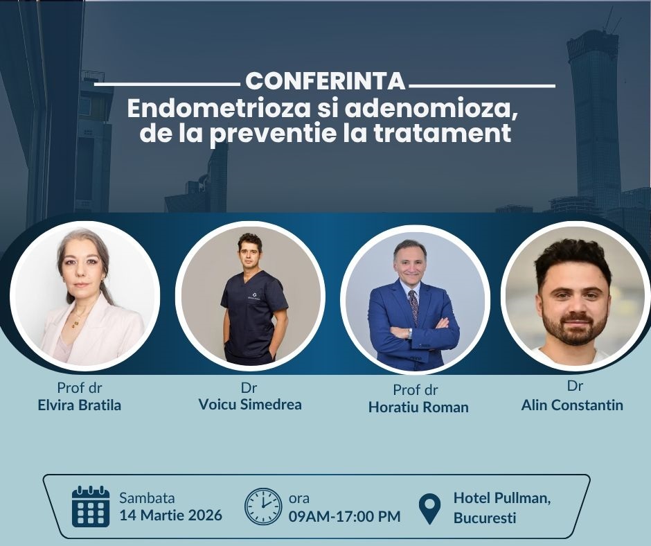 Conferinţa Naţională de Endometrioză - Ediţia a II-a, 14 martie 2026