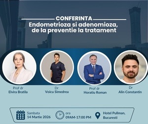 Conferinţa Naţională de Endometrioză - Ediţia a II-a, 14 martie 2026