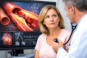 Femeile pot avea risc de infarct chiar şi la un grad mai redus de depuneri de grăsime în artere decât bărbaţii