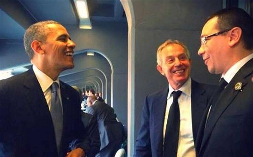 Fostul premier britanic Tony Blair a revenit în România pentru a se întâlni cu Ponta