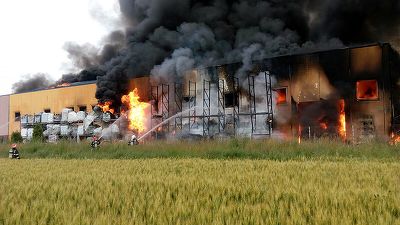 EXCLUSIV Fabrica de pantofi care a luat foc la Jilava funcționa de ani de zile fără autorizație de incendiu