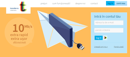 Transfer.ro a intrat pe profit, cu plăți de 117.347 lei în 2015 pentru mutarea fișierelor digitale