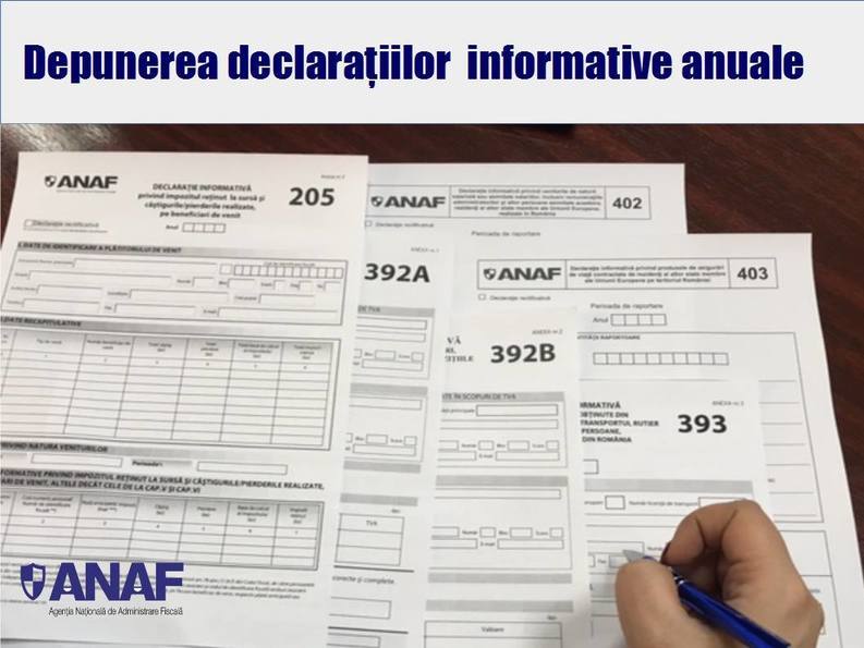 ANAF introduce un nou formular și modifică alte opt declarații fiscale