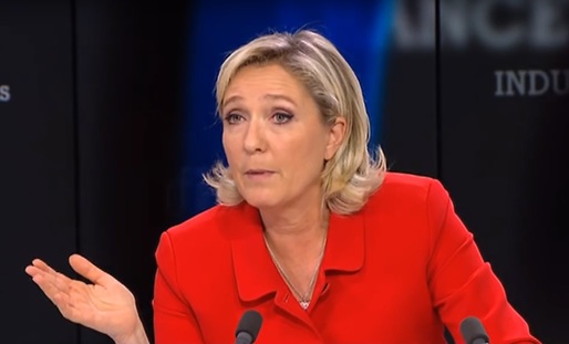 UE va dispărea, avertizează candidata de extremă-dreapta la alegerile prezidențiale din Franța, Marine Le Pen