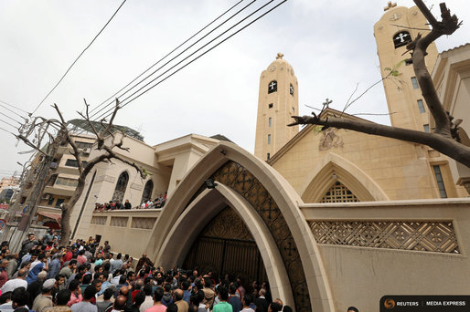 Statul Islamic revendică cele două atentate vizând biserici din Egipt, soldate cu cel puțin 36 de morți 100 de răniți