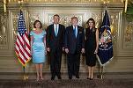 Președintele Klaus Iohannis și soția sa s-au fotografiat alături de Melania și de Donald Trump la recepția oferită în onoarea șefilor de delegații prezenți la Adunarea Generală ONU