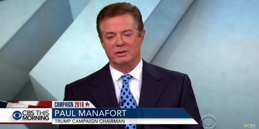 Fostul director de campanie al lui Trump, Paul Manafort, vizat de 12 capete de acuzare, inclusiv complot împotriva SUA