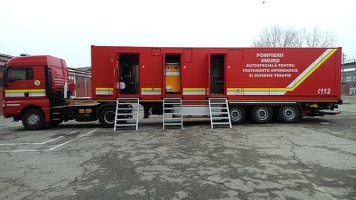 O autospecială pentru tratament de oxigenoterapie intră în dotarea ISU Dobrogea; valoarea acesteia 1,2 milioane de euro