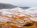 VIDEO Zăpadă în Sahara, pentru a treia oară în ultimele patru decenii