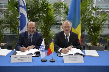 BERD împrumută Transgaz cu 60 de milioane de euro pentru construcția gazoductului BRUA