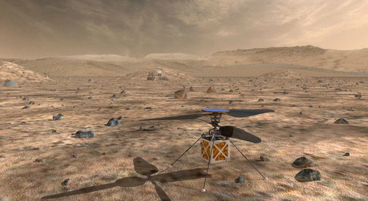 NASA plănuiește să trimită primul elicopter pe Marte
