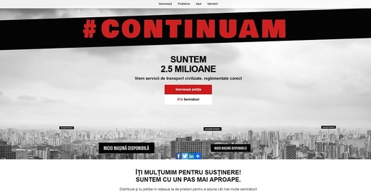 Uber, Bolt si Clever se unesc și lansează petiția #continuam