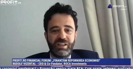 Profit.ro Financial Forum - Vizental, ROCA Investments: Băncile lucrează 90% din timp pentru IMM Invest, care nu dă rezultate, iar pentru finanțările clasice nu mai au resurse de muncă. Luăm în calcul, la fiecare investiție, finanțări pe bursă