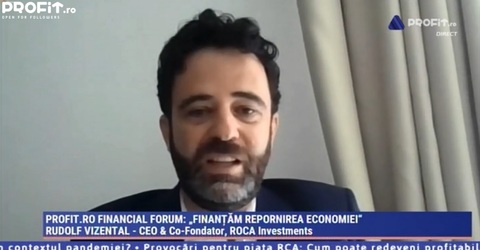 Profit.ro Financial Forum - Vizental, ROCA Investments: Băncile lucrează 90% din timp pentru IMM Invest, care nu dă rezultate, iar pentru finanțările clasice nu mai au resurse de muncă. Luăm în calcul, la fiecare investiție, finanțări pe bursă