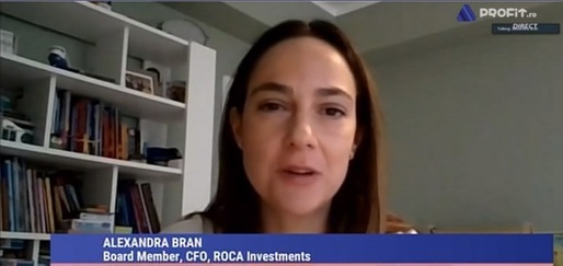 Videoconferința Profit.ro - IMM-urile în criză. Alexandra Bran, ROCA Investments: Un fond de private equity poate fi o alternativă de finanțare a unui IMM. În plus, se poate implica în managementul firmei