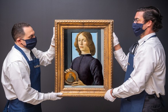 FOTO Un tablou de Sandro Botticelli, scos la licitație prin Sotheby's, ar putea fi vândut pentru mai mult de 80 de milioane de dolari