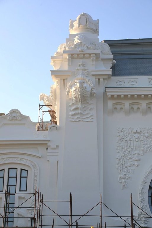 FOTO Fațada de nord a clădirii Cazinoului din Constanța - dezvelită. Cum arată acum cazinoul și ce destinație va avea