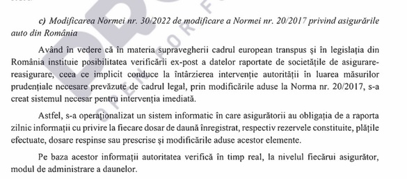 DOCUMENT Explicațiile trimise de ASF către Parlament pentru cazul Euroins și ce pregătește pentru tarifele RCA