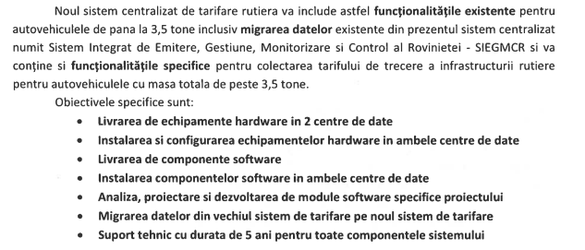 CNAIR vrea un nou sistem informatic pentru managementul tarifului de utilizare a infrastructurii rutiere. Buget - aproape 260 milioane de lei