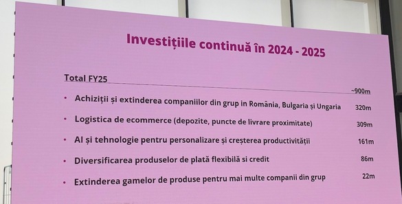 Manea, eMAG: Vom investi 900 milioane de lei, afacerile vor crește cu până la 15%, negociem preluarea unor companii, cumpărăm curierul Sprinter din Ungaria
