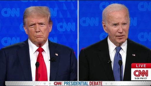 VIDEO Joe Biden vs. Donald Trump. Cine a câștigat? Biden a avut poticneli și a fost răgușit. Biden către Trump: "Tu ești fraierul. Tu ești ratatul". Trump: Putin a invadat Ucraina din cauza incompetenței lui Biden