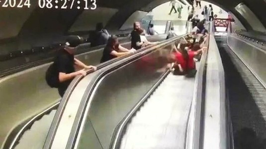 VIDEO Mai mulți răniți la Izmir, după ce o scară rulantă de la metrou își schimbă direcția
