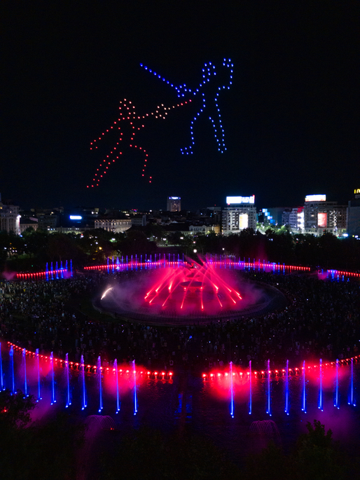 Spectacolele „Simfonia Campionilor” din 17 și 18 august vor fi acompaniate de show-uri inedite cu drone