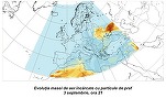 Un nou val de praf deșertic deasupra României