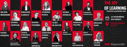 TEDxPiațaUniriiED revine anul acesta cu o nouă ediție cu tema "The Joy of Learning"