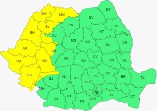  HARTĂ Vremea se schimbă radical în România. Cod portocaliu de ploi abundente. Zonele vizate