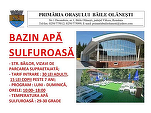 Primăria din Băile Olănești redeschide bazinul cu apă sulfuroasă