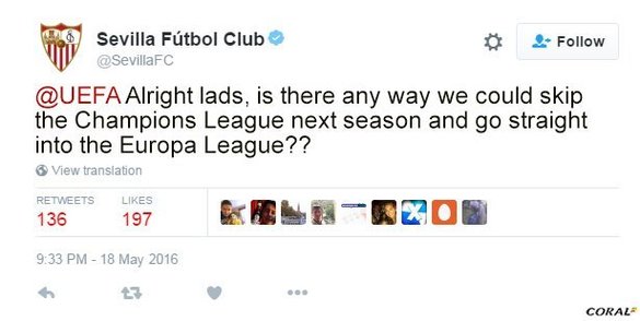Sevilla League: Nimeni nu iubește cupa asta cum o iubim noi