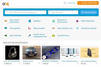 Românii au publicat pe Olx.ro peste 15 milioane de anunțuri în acest an, cu 7% mai multe față de 2015