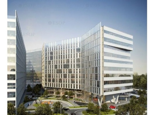 FOTO Tranzacție: Skanska, unul dintre cei mai mari dezvoltatori imobiliari la nivel global, a vândut CA Immo proiectul de birouri Campus 6 din București, pentru 53 milioane euro. Clădire cu piste de alergat pe acoperiș