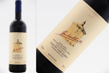 Vinul de azi: Guidalberto Toscana 2015 - 94 puncte James Suckling, 91 puncte Robert Parker