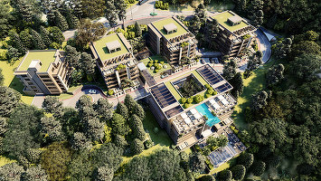 FOTO Nordis Group a lansat, în Brașov, un nou ansamblu exclusivist, cu hotel și apartamente rezidențiale, valoare de piață de peste 30 de milioane de euro