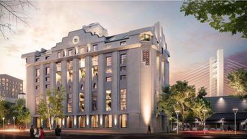 FOTO Dezvoltatorul imobiliar lituanian Hanner Holding construiește un restaurant, o berărie și o cafenea în una dintre clădirile fostei fabrici de bere Grivița