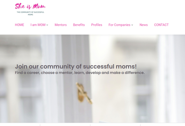 Platforma She is Mom, nominalizată în topul companiilor cu cel mai mare impact social în 2020