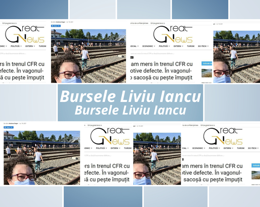 Bursele Liviu Iancu pentru jurnaliști - câștigătoarea lunii august