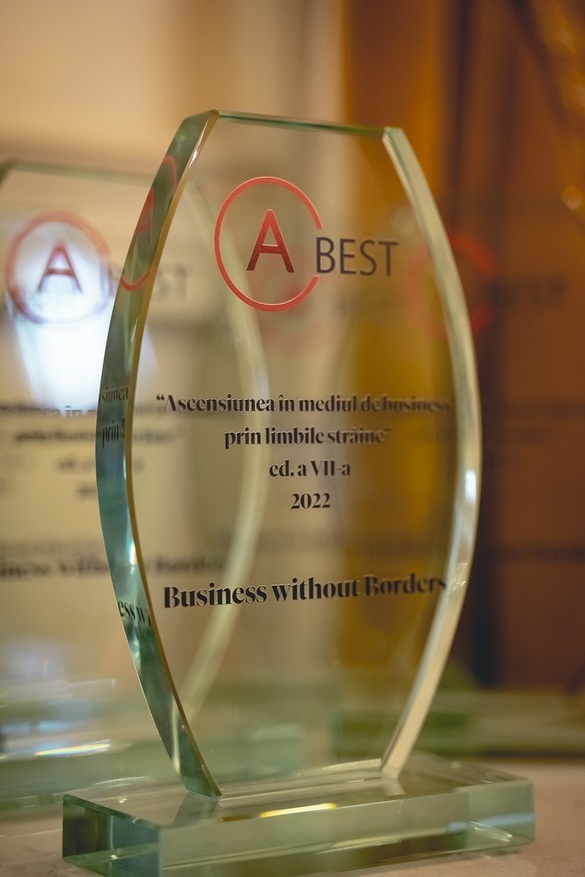Află care au fost cele 7 companii care au primit Trofeul A_BEST “Business Without Borders”, pentru bune practici în aria trainingului lingvistic pentru angajați