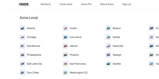 Site-ul american de știri online Axios a fost vândut grupului Cox Enterprises pentru 525 milioane dolari