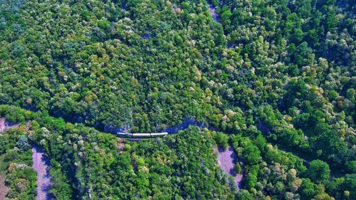 VIDEO&FOTO CFR cheamă turiștii să parcurgă o călătorie "în timp", pe cea mai veche cale ferată din sud-estul Europei. Replică acidă a unui turist