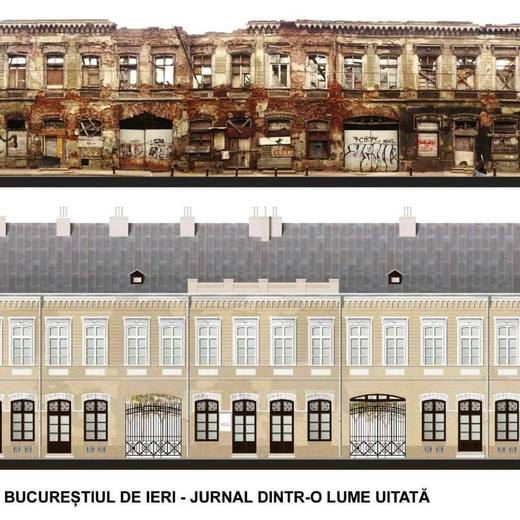 FOTO Unul dintre hanurile renumite ale Bucureștiului, astăzi în pericol major de prăbușire, intră în conservare