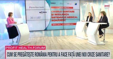 VIDEO Profit Health.forum - Experiența din pandemie și mecanismele europene conduc la o gestionare mai bună în caz de criză. "Nu ploua deloc când Noe și-a construit arca." Sunt și probleme: Vorbim de AI, dar încă învățăm să ne spălăm pe mâini!