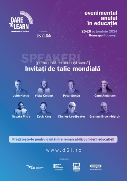 Au mai rămas doar opt zile până la startul Dare to Learn – cel mai mare eveniment din Europa dedicat inovației în educație