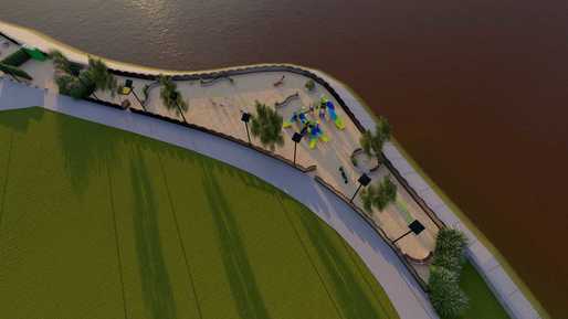 FOTO Start pentru amenajarea Parcului Insula Lacul Morii. Cum va arăta - ”Va fi o oază de verdeață cu zone de recreere, terenuri de sport, spații pentru evenimente culturale”