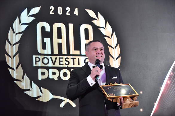 VIDEO&FOTO Profit.ro a premiat manageri de top și companii românești de succes, dar și un tânăr olimpic de excepție al României, la Gala Povești cu Profit... Made în România. Show Alexandru Andrieș