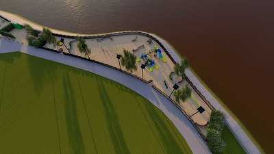 FOTO O singură ofertă pentru amenajarea Parcului Insula Lacul Morii, proiect de aproape 100 milioane  lei. Cum va arăta - ”Va fi o oază de verdeață cu zone de recreere, terenuri de sport, spații pentru evenimente culturale”
