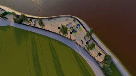FOTO O singură ofertă pentru amenajarea Parcului Insula Lacul Morii, proiect de aproape 100 milioane  lei. Cum va arăta - ”Va fi o oază de verdeață cu zone de recreere, terenuri de sport, spații pentru evenimente culturale”