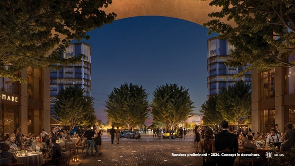 FOTO Gară de tradiție a României - integrată într-un mare complex imobiliar, cu cu grădină botanică, Aqua Park, cafenele și restaurante. Investiție de peste 800 milioane euro